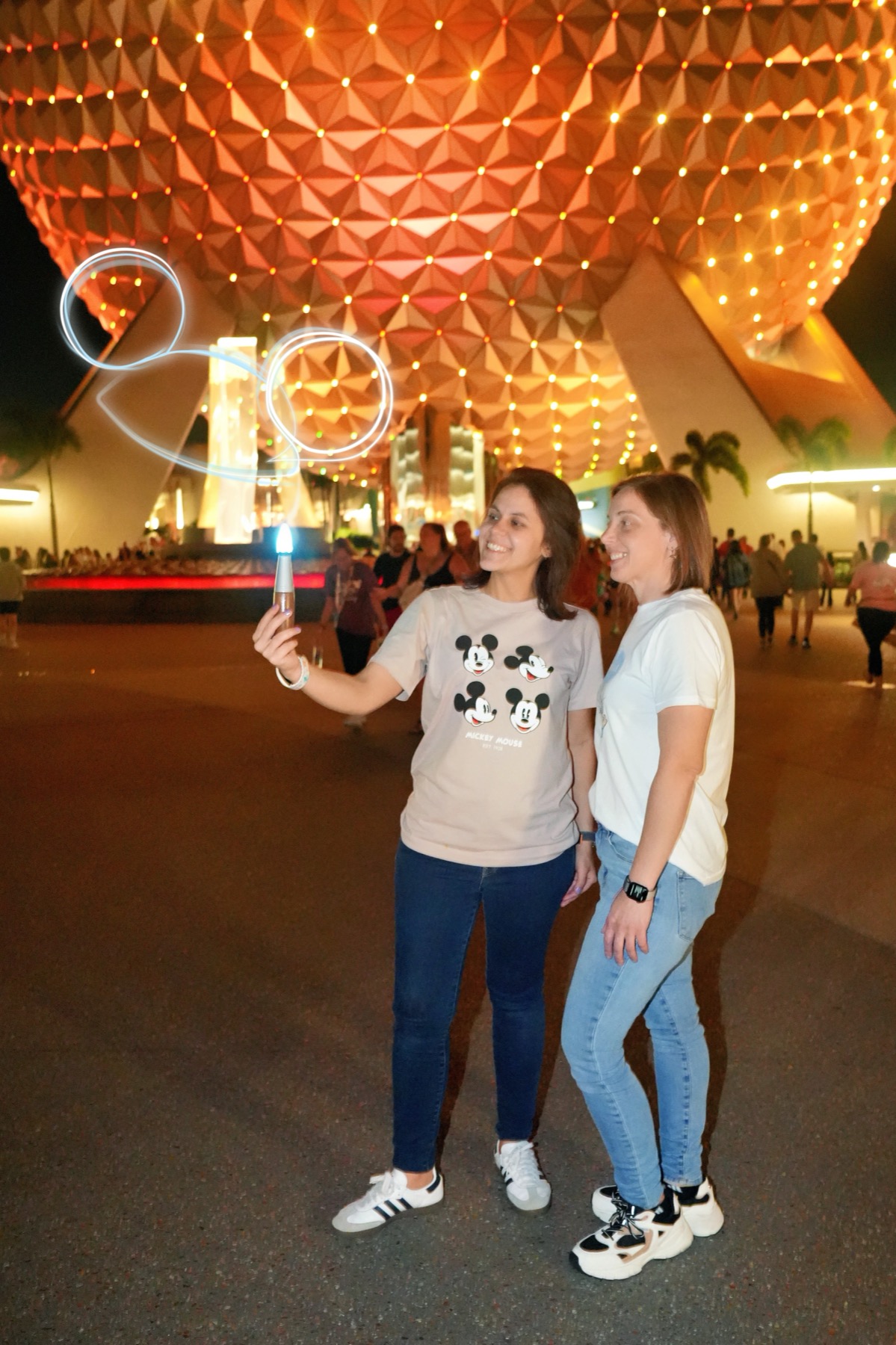 Mari y Sam en EPCOT