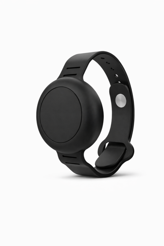 Case de Pulsera para Tracker — Individual — Negro, Beige, Morado o Azul